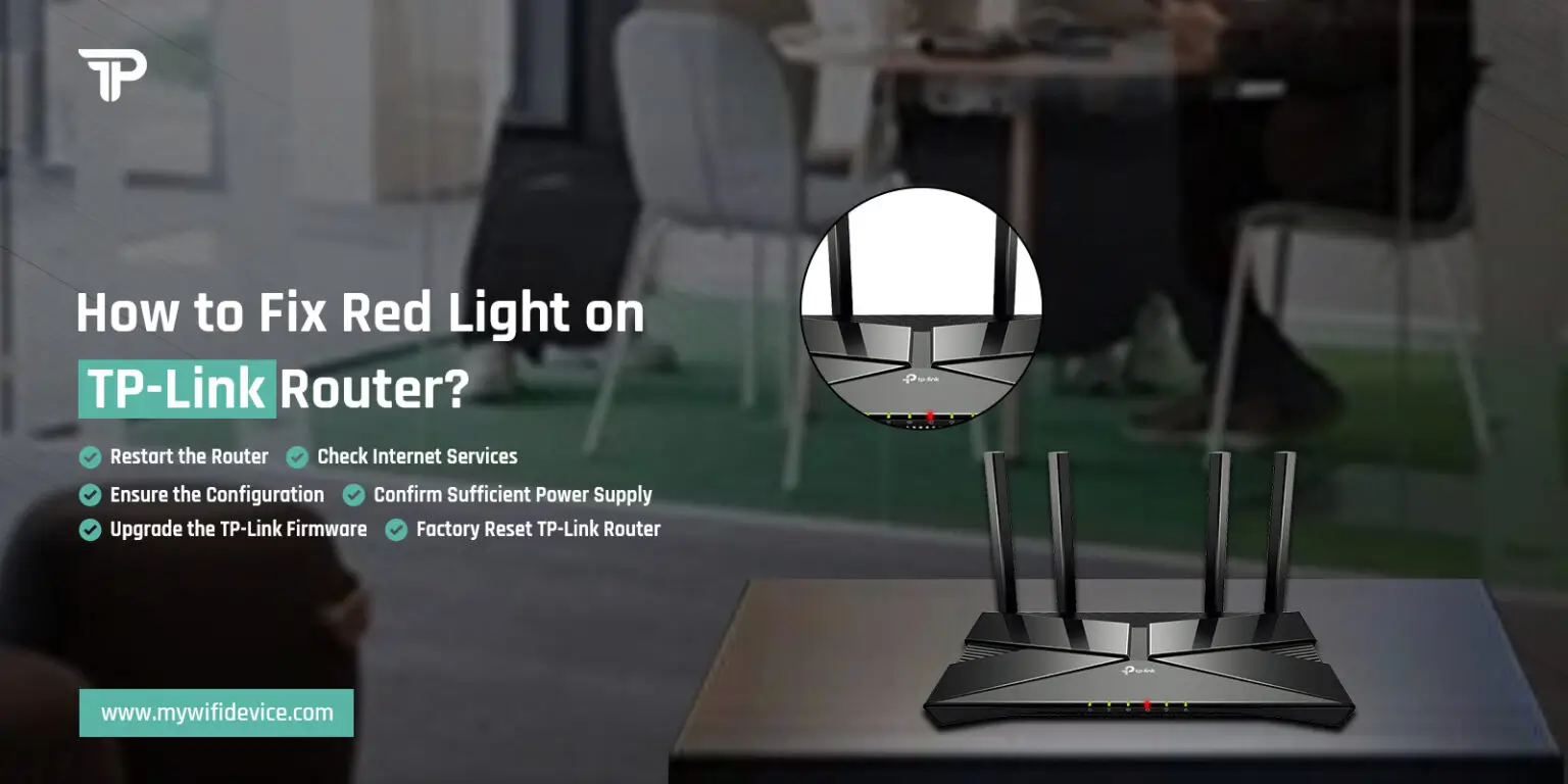 TP-Link Router Red Light