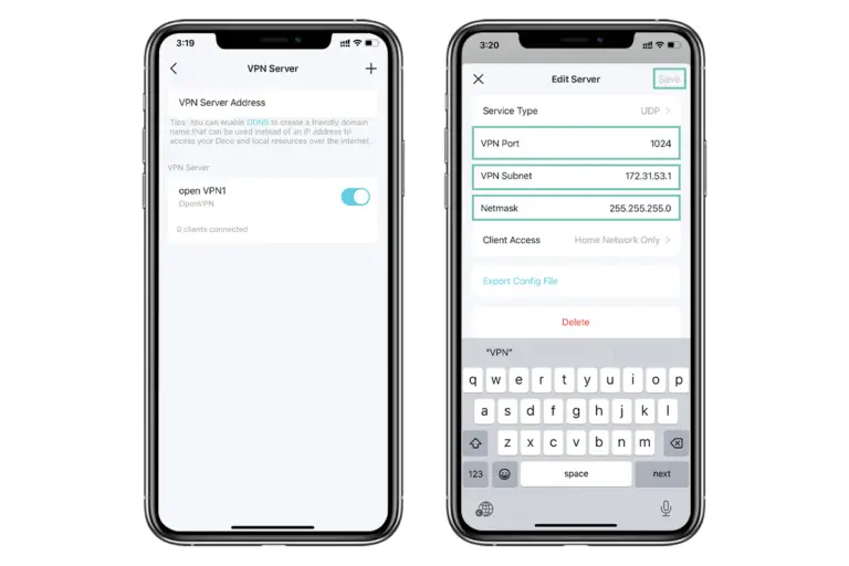 TP-Link Deco VPN Server Setup Through the Deco App​